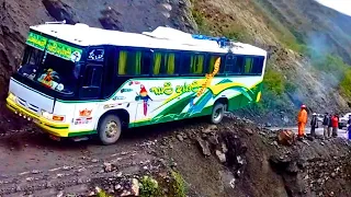 🚨☠️The MOST DANGEROUS ROADS IN THE WORLD That Any Driver DARES NOT TO DRIVE Bus Truck Operator 😱🚨