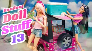 Random Doll Stuff 13: Barbie Locker, Mini Dream House, Beach Car and More