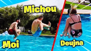 CONCOURS DE BOMBES DANS LA PISCINE AVEC LA TEAM CROUTON !