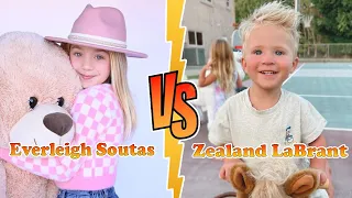 Zealand LaBrant (TheLaBrantFam) VS Everleigh Rose SoutasTransformation 👑 New Stars From Baby To 2024