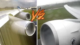 COOLEST ENGINES & WING Views: Boeing 747, 787, 777 vs. Airbus A380, A350. Choose your favourite!