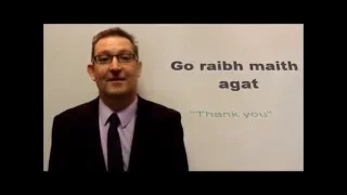 How to say Thank you in Irish
