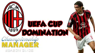 UEFA Cup Success For AC Milan? Championship Manager 01-02