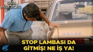 Sarı Mercedes Türk Filmi | Arka Stop Lambası Da Gitmiş!