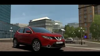 city car driving Nissan Qashqai 2016