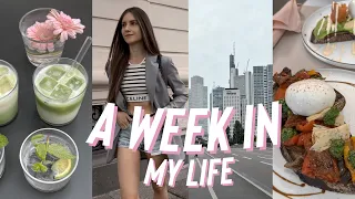 A Week In My Life - Brunch Dates, Frankfurt & What I Eat 🏙 I itscaroo