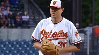 KC@BAL: Tillman fans nine over 7 1/3 scoreless frames