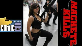 Machete Kills Luz Cosplay (Michelle Rodriguez character) at Comic Con