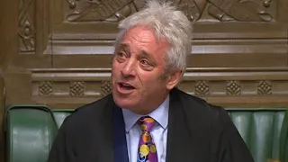 Watch again: Speaker John Bercow announces he will stand down in tearful speech