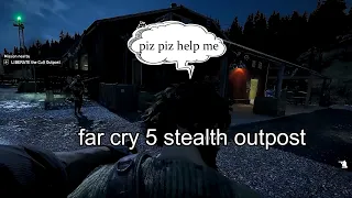 far cry 5 stealth outpost liberation HD 60fps