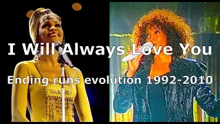 Whitney Houston | I Will Always Love You ending "you" evolution (1992-2010)