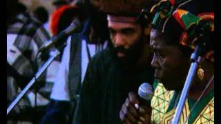 Bob Marley's mother performing