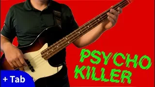 Talking Heads - Psycho Killer (Bass Cover) (Play-along tab)