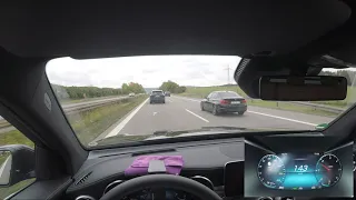 2020 Mercedes Benz GLC 400d - Autobahn POV fast run