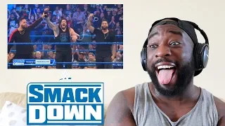 THE USOS RETURN TO RESCUE ROMAN & THE FIEND ATTACKS DANIEL BRYAN | FRIDAY NIGHT SMACKDOWN | REACTION