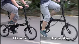 Brompton vs Dahon Folding Bike - A New Comparison