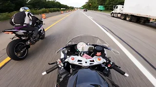 TWO MODIFIED BMW S1000RR’s TAKE A SUNSET RIDE TO SEA CLIFF BEACH | LONG ISLAND NY