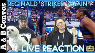 LIVE REACTION - Sasha Banks & Bianca Belair vs. Natalya & Tamina | Smackdown Live 3/12/21