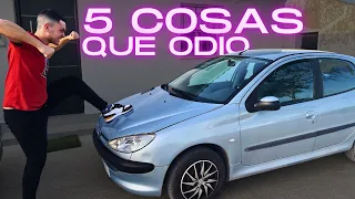 5 Cosas que ODIO de mi PEUGEOT 206