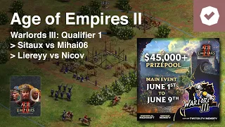 ФИНАЛЫ КВАЛИФИКАЦИИ ДЕНЬ 1: ЛУЧШИЕ МАТЧИ в Warlords III: Qualifier 1 ✅ Age of Empires II