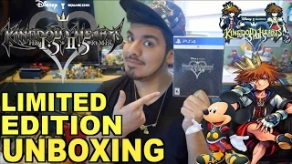 Kingdom Hearts HD 1.5 + 2.5 Remix Limited Edition Unboxing