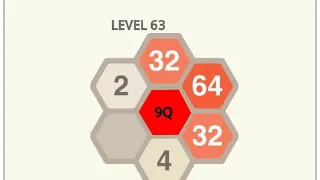 【2048 all tiles】the 2^1 to 2^100(1N tile) in a hexic 2048 tile