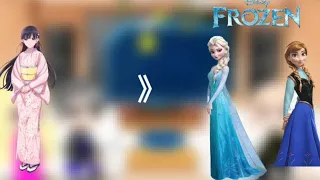 my happy marriage react to miyo as elsa|frozen|[🇺🇸/🇧🇷]|full video|gacha club