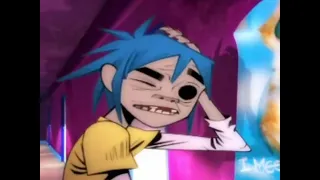 2-D gets hit by a can too many times (Gorillaz)