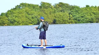 Amazing Powerful, light and FAST Bixpy Jet on Inflatable Paddle Board ISSYAUTO