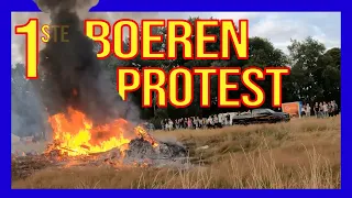 Farmers protest - VOLUNTEERS DUTCH FIREFIGHTERS -