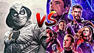 Who will win challenge 🔥 || Moon knight VS Avengers || Invisible Thunder ⚡
