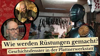 Wie werden Rüstungen gemacht - Geschichtsfenster in der Plattnerwerkstatt