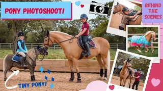 PONY PHOTOSHOOT! *Behind the scenes * Day in the life of a model and Pony model!