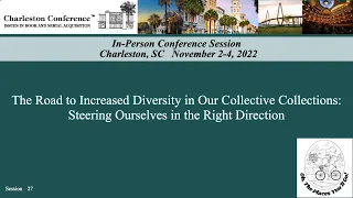 The Road to Increased Diversity in Our Collective Collections