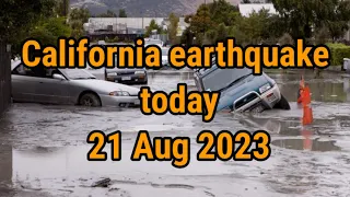 Hurriquake shaking California! 5.1 earthquake hit Los Angeles areas as hurricane Hilary approach