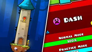 PASSEI TODOS OS NÍVEIS NOVOS DO GEOMETRY DASH 2.2! - Dash & The Tower 100%