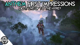 Anthem Demo First Impressions! How Was It? Ranger & Colossus Gameplay