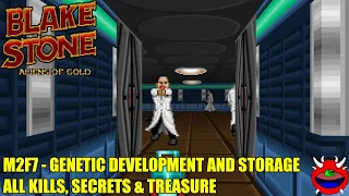 Blake Stone: Aliens of Gold - M2F7 Genetic Development and Storage - All Kills & Secrets