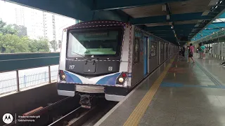 Movimentação de Trens na estação Santos Imigrantes