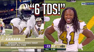 Alvin Kamara 'RECORD BREAKING' Highlights vs Vikings (On Christmas!)