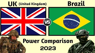 UK vs Brazil Military Power Comparison 2023 | Brazil vs UK military power | world military power