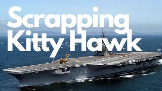 USS Kitty Hawk on the Way To the Scrapyard