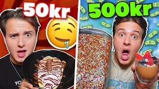 50 VS 500 kr. DESSERT!