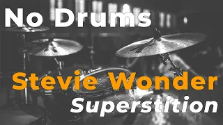 Stevie Wonder - Superstition (Drum backing track - Drumless)