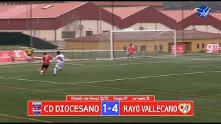 Resumen: CD Diocesano - Rayo Vallecano (División de Honor Gr.5 22/23)