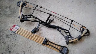 САМОДЕЛЬНЫЙ МИНИ БЛОЧНЫЙ ЛУК | HOMEMADE MINI COMPOUND BOW