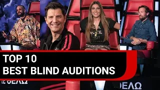 TOP 10 BEST Blind Auditions - The Voice of Greece | Season 5, 2018