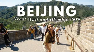 Visiting the Great Wall of China for the First Time! 🇨🇳 and Visiting the Olympic Park in 2023