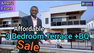 3 Bedroom Terrace Duplex + BQ for Sale in Amen Estate, Phase 2, Eleko, Lagos.