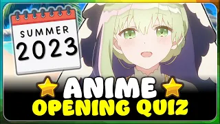 🌊 ANIME QUIZ | My TOP SUMMER 2023 Anime Openings! 【Can you guess them all?】